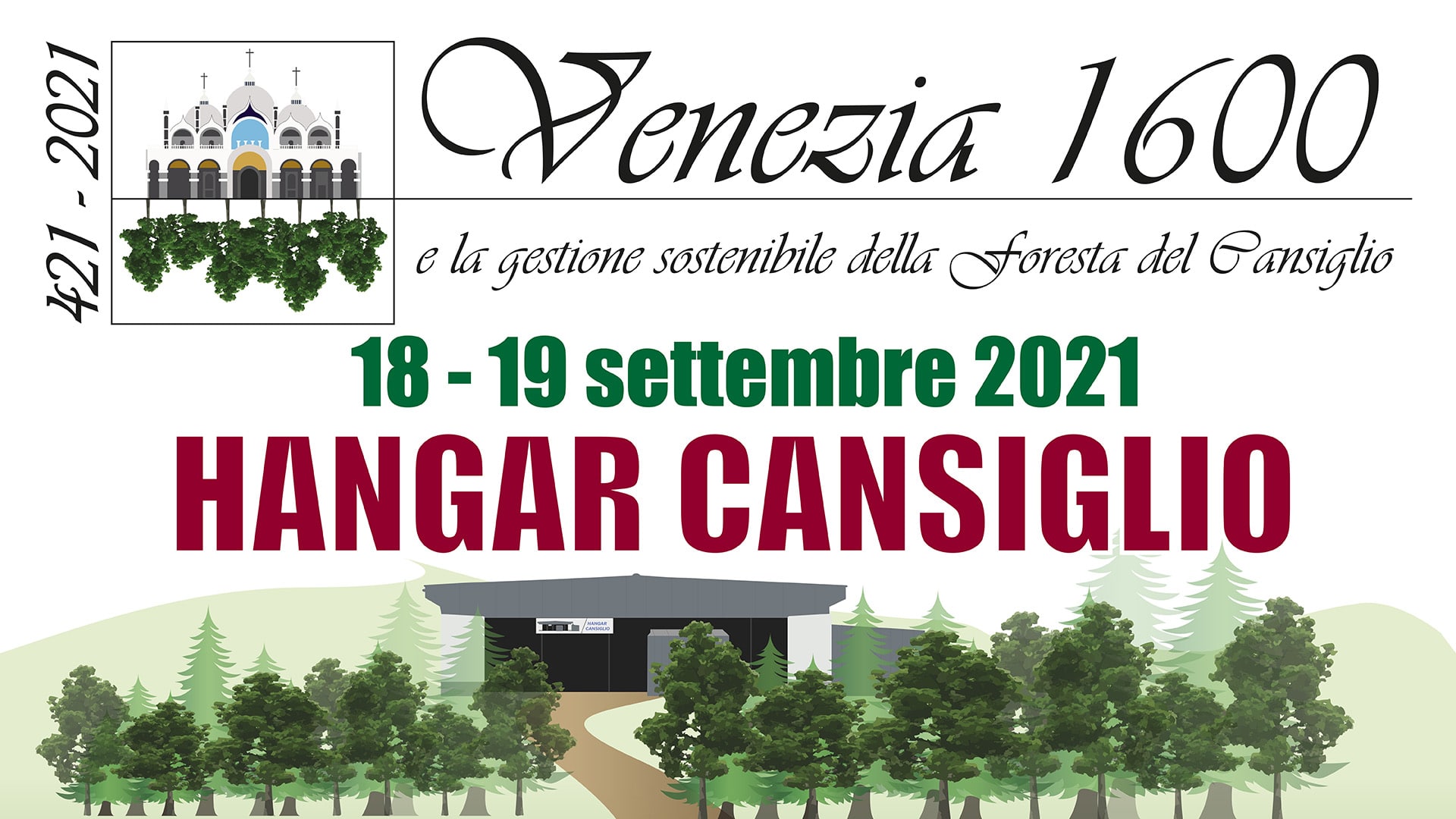 logo Venezia 1600 gestione sostenibile foresta Cansiglio